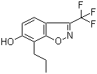 1,2-Benzisoxazol-6-ol, 7-propyl-3-(trifluoromethyl)-Structure,194608-88-3Structure 1,2-Benzisoxazol-6-ol, 7-propyl-3-(trifluoromethyl)- Structure,194608-88-3Structure