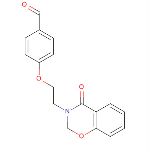 4-[2-(4-氧代-3,4-二氫-2H-1,3-苯并噁嗪-3-基)-乙氧基]苯甲醛結(jié)構(gòu)式_194713-60-5結(jié)構(gòu)式