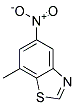 Benzothiazole, 7-methyl-5-nitro-(9ci)Structure,196205-27-3Structure Benzothiazole, 7-methyl-5-nitro-(9ci) Structure,196205-27-3Structure