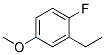Benzene, 2-ethyl-1-fluoro-4-methoxy-(9ci)Structure,196519-61-6Structure Benzene, 2-ethyl-1-fluoro-4-methoxy-(9ci) Structure,196519-61-6Structure