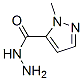 1-甲基-1H-吡唑-5-碳酰肼結(jié)構(gòu)式_197079-02-0結(jié)構(gòu)式