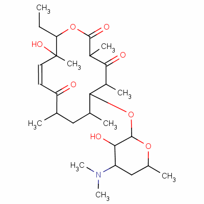 白絲菌素結構式_19721-56-3結構式