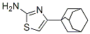 4-(1-Adamantyl)-2-aminothiazoleStructure,19735-74-1Structure 4-(1-Adamantyl)-2-aminothiazole Structure,19735-74-1Structure