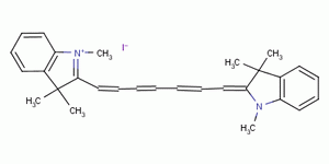 1,1’,3,3,3’,3’-Hexamethylindotricarbocyanine iodideStructure,19764-96-6Structure 1,1’,3,3,3’,3’-Hexamethylindotricarbocyanine iodide Structure,19764-96-6Structure