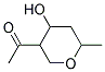 Ethanone, 1-(tetrahydro-4-hydroxy-6-methyl-2h-pyran-3-yl)-(9ci)Structure,197790-01-5Structure Ethanone, 1-(tetrahydro-4-hydroxy-6-methyl-2h-pyran-3-yl)-(9ci) Structure,197790-01-5Structure
