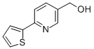 (6-Thien-2-ylpyrid-3-yl)methanolStructure,198078-57-8Structure (6-Thien-2-ylpyrid-3-yl)methanol Structure,198078-57-8Structure