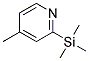 Pyridine, 4-methyl-2-(trimethylsilyl)-(9ci)Structure,19854-23-0Structure Pyridine, 4-methyl-2-(trimethylsilyl)-(9ci) Structure,19854-23-0Structure
