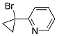 Pyridine, 2-(1-bromocyclopropyl)- (9ci)Structure,198759-65-8Structure Pyridine, 2-(1-bromocyclopropyl)- (9ci) Structure,198759-65-8Structure