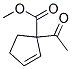 2-Cyclopentene-1-carboxylic acid, 1-acetyl-, methyl ester (9ci)Structure,199123-49-4Structure 2-Cyclopentene-1-carboxylic acid, 1-acetyl-, methyl ester (9ci) Structure,199123-49-4Structure
