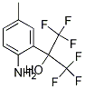 2-(2-氨基-5-甲基-苯基)-1,1,1,3,3,3-六氟-2-丙醇結(jié)構(gòu)式_1992-07-0結(jié)構(gòu)式