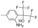 2-(2-氨基-4-甲基-苯基)-1,1,1,3,3,3-六氟-2-丙醇結(jié)構(gòu)式_1992-08-1結(jié)構(gòu)式