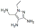 1H-pyrazole-3,4-diamine, 5-(aminomethyl)-1-ethyl-Structure,199342-05-7Structure 1H-pyrazole-3,4-diamine, 5-(aminomethyl)-1-ethyl- Structure,199342-05-7Structure