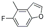 Benzofuran, 5-fluoro-4-methyl-(9ci)Structure,199391-66-7Structure Benzofuran, 5-fluoro-4-methyl-(9ci) Structure,199391-66-7Structure