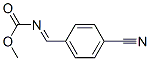 Carbamic acid, [(4-cyanophenyl)methylene]-, methyl ester (9ci) Structure,199604-25-6Structure