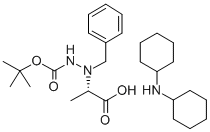 (S)-(+)-Nα-苯-Nβ-Boc-L-肼基丙氨酸二環(huán)己基胺鹽Salt結(jié)構(gòu)式_199605-10-2結(jié)構(gòu)式