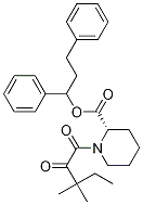 (2S)-1,3-二苯基丙基1-(3,3-二甲基-2-氧代戊?；?哌啶-2-羧酸結(jié)構(gòu)式_200417-73-8結(jié)構(gòu)式