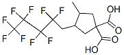 3-(1H,1H-nonafluoropentyl)-4-methylcyclopentane-1,1-dicarboxylic acidStructure,20116-32-9Structure 3-(1H,1H-nonafluoropentyl)-4-methylcyclopentane-1,1-dicarboxylic acid Structure,20116-32-9Structure