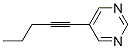 (9CI)-5-(1-戊炔)-嘧啶結(jié)構(gòu)式_202828-83-9結(jié)構(gòu)式