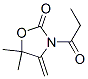 2-Oxazolidinone, 5,5-dimethyl-4-methylene-3-(1-oxopropyl)-Structure,202920-30-7Structure 2-Oxazolidinone, 5,5-dimethyl-4-methylene-3-(1-oxopropyl)- Structure,202920-30-7Structure