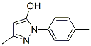 3-Methyl-1-(4-methylphenyl)-1H-pyrazol-5-olStructure,2046-03-9Structure 3-Methyl-1-(4-methylphenyl)-1H-pyrazol-5-ol Structure,2046-03-9Structure