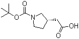 (R)-N-Boc-3-pyrrolidineacetic acid Structure,204688-60-8Structure