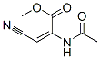 2-Propenoicacid,2-(acetylamino)-3-cyano-,methylester,(2e)-(9ci)Structure,204767-36-2Structure 2-Propenoicacid,2-(acetylamino)-3-cyano-,methylester,(2e)-(9ci) Structure,204767-36-2Structure