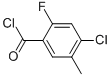 Benzoyl chloride, 4-chloro-2-fluoro-5-methyl-(9ci) Structure,204778-68-7Structure