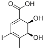 (2R,3s)-1-carboxy-5-iodo-4-methyl-2,3-dihydroxycyclohexa-4,6-dieneStructure,205504-03-6Structure (2R,3s)-1-carboxy-5-iodo-4-methyl-2,3-dihydroxycyclohexa-4,6-diene Structure,205504-03-6Structure