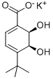 (2R,3S)-1-羧基-4-叔-丁基-2,3-二羥基環(huán)己基-4,6-二烯鉀鹽結構式_205639-92-5結構式