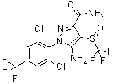 2,6-Dichloro-4-trifluoromethylphenyl)-3-carboxamido-4-trifluoromethylsulfinyl-5-aminopyrazoleStructure,205650-69-7Structure 2,6-Dichloro-4-trifluoromethylphenyl)-3-carboxamido-4-trifluoromethylsulfinyl-5-aminopyrazole Structure,205650-69-7Structure