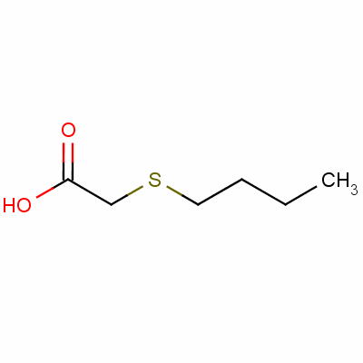 (丁基硫代)乙酸結(jié)構(gòu)式_20600-61-7結(jié)構(gòu)式