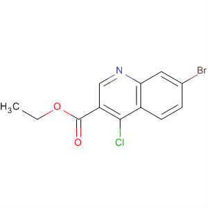 7-Bromo-4-chloro-3-quinolinecarboxylic acid ethyl esterStructure,206257-41-2Structure 7-Bromo-4-chloro-3-quinolinecarboxylic acid ethyl ester Structure,206257-41-2Structure