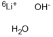 Lithium-6Li hydroxide monohydrate Structure,209337-05-3Structure