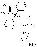 (Z)-2-(三苯甲游基氧基)亞氨基-2-(5-氨基-1,2,4-噻二唑-3-基)乙酸結(jié)構(gòu)式_209467-88-9結(jié)構(gòu)式