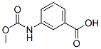 Benzoic acid, 3-[(methoxycarbonyl)amino]-(9ci) Structure,209551-66-6Structure