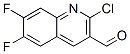 2-Chloro-6,7-difluoro-3-quinolinecarboxaldehydeStructure,209909-13-7Structure 2-Chloro-6,7-difluoro-3-quinolinecarboxaldehyde Structure,209909-13-7Structure