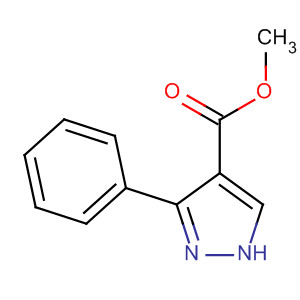 Methyl 3-phenyl-1h-pyrazole-4-carboxylateStructure,21031-22-1Structure Methyl 3-phenyl-1h-pyrazole-4-carboxylate Structure,21031-22-1Structure