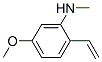 Benzenamine, 2-ethenyl-5-methoxy-n-methyl-(9ci)Structure,210536-31-5Structure Benzenamine, 2-ethenyl-5-methoxy-n-methyl-(9ci) Structure,210536-31-5Structure