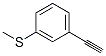 Benzene, 1-ethynyl-3-(methylthio)-(9ci)Structure,210905-75-2Structure Benzene, 1-ethynyl-3-(methylthio)-(9ci) Structure,210905-75-2Structure