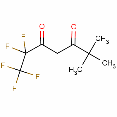 1,1,1,2,2-Pentafluoro-6,6-dimethyl-3,5-heptanedioneStructure,2145-68-8Structure 1,1,1,2,2-Pentafluoro-6,6-dimethyl-3,5-heptanedione Structure,2145-68-8Structure