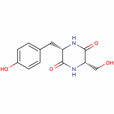 Cyclo(-ser-tyr)Structure,21754-31-4Structure Cyclo(-ser-tyr) Structure,21754-31-4Structure