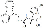 (R)-N-Fmoc-2-(5-溴噻吩基)丙氨酸結(jié)構(gòu)式_220497-83-6結(jié)構(gòu)式