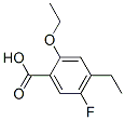 Benzoic acid, 2-ethoxy-4-ethyl-5-fluoro-(9ci)Structure,223699-48-7Structure Benzoic acid, 2-ethoxy-4-ethyl-5-fluoro-(9ci) Structure,223699-48-7Structure