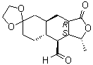 (1’R,3a’r,4a’r,8a’r,9’r,9a’s)-1’,8a’-dimethyl-3’-oxodecahydro-1’h-spiro[[1,3]dioxolane-2,6’-naphtho[2,3-c]furan]-9’-carbaldehyde Structure,226916-29-6Structure