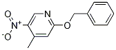 2-(Benzyloxy)-4-methyl-5-nitropyridineStructure,22754-93-4Structure 2-(Benzyloxy)-4-methyl-5-nitropyridine Structure,22754-93-4Structure