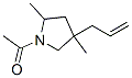 (9CI)-1-乙?；?2,4-二甲基-4-(2-丙烯基)-吡咯烷結(jié)構式_228099-00-1結(jié)構式