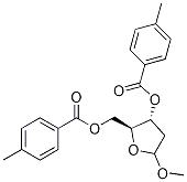 (2S,3r)-5-methoxy-2-(((4-methylbenzoyl)oxy)methyl)tetrahydrofuran-3-yl4-methylbenzoateStructure,22837-37-2Structure (2S,3r)-5-methoxy-2-(((4-methylbenzoyl)oxy)methyl)tetrahydrofuran-3-yl4-methylbenzoate Structure,22837-37-2Structure