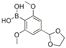 4-(1,3-Dioxolan-2-yl)-2,6-dimethoxyphenylboronic acidStructure,232275-38-6Structure 4-(1,3-Dioxolan-2-yl)-2,6-dimethoxyphenylboronic acid Structure,232275-38-6Structure