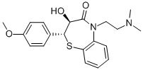 (2R,3s)-5-(2-dimethylamino-ethyl)-3-hydroxy-2-(4-methoxy-phenyl)-2,3-dihydro-5h-benzo[b][1,4]thiazepin-4-one Structure,23515-44-8Structure
