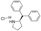 (R)-2-二苯甲基吡咯烷鹽酸鹽結(jié)構(gòu)式_23627-61-4結(jié)構(gòu)式